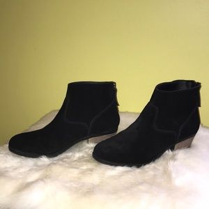 Women’s Black Suede Booties